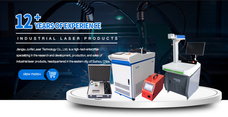 Surface Paint Cleaning Mini Air Cooling 50W 100w Hand Held Pulse Laser Cleaner for Manufacturing Plant Surface Treatment