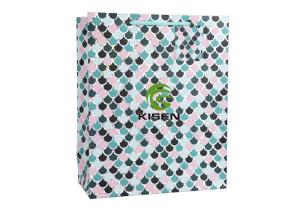 Quality Hot Stamp Paper Handle Shopping Bags Disposable Multi Colors For Garment wholesale