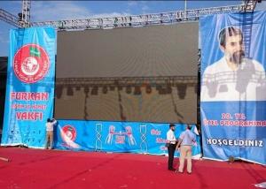 Quality SMD1919 1R1G1B Led Video Wall Rental High Brightness Full Color 5M Viewing Distance wholesale