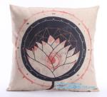 Wholesale creative double sided printing cheap cushions geometric deer custom