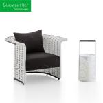 Customized Color Villa Modern Waterproof Fabric Aluminum Sofa for Hotel
