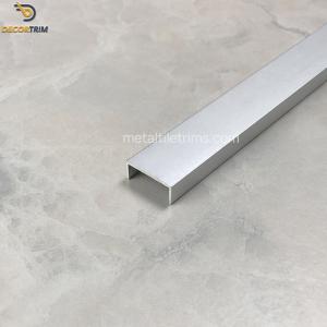 Quality 8mm*20mm*1mm U Channel Strip Aluminum Metal Edging Decoration wholesale
