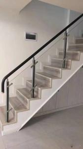 Quality Customised Aluminum Glass Fence System Space Saving Design for Modern Homes wholesale