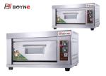Professional Industrial Two Deck Electric Bread Baking Oven Two Trays Stainless