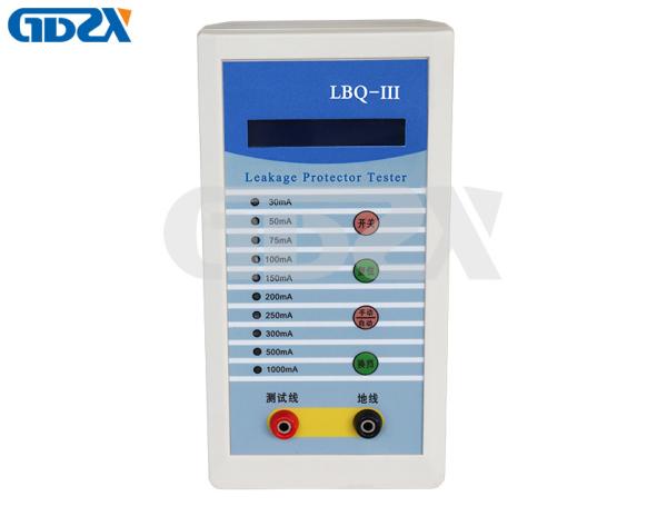 Cheap LBQ-III 1000mA Portable Leakage Current Test Equipment , ELCB Operation Testing Equipment for sale