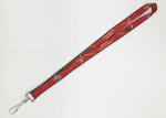 Name Printing Trade Show Lanyards , Polyester Multi Colored Lanyards With Card