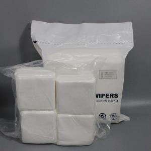 Quality 9x9 Cleanroom Paper Industry Factory Price 300pcs Laser Cut Lint Free Polyester Wipes wholesale