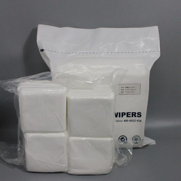 9x9 Cleanroom Paper Industry Factory Price 300pcs Laser Cut Lint Free Polyester