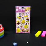 Three Dimensional Glitter Vinyl Stickers Kindergarten Reward Custom Vinyl
