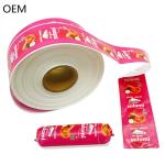 Polyamide Sausage Casing Flexography Printing Different Size Customs Logo