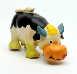 Quality Lovely Latex cow shape dog teaser toy wholesale