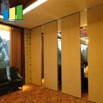 Interior Temporary Sound Proof Partition Wooden Folding Door Partition For