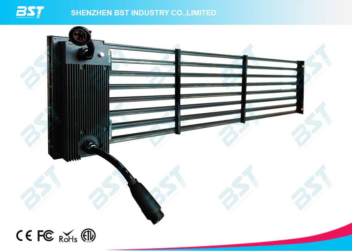 Transparent P31.25mm 1R1G1B LED mesh display with 7000nits , light weight