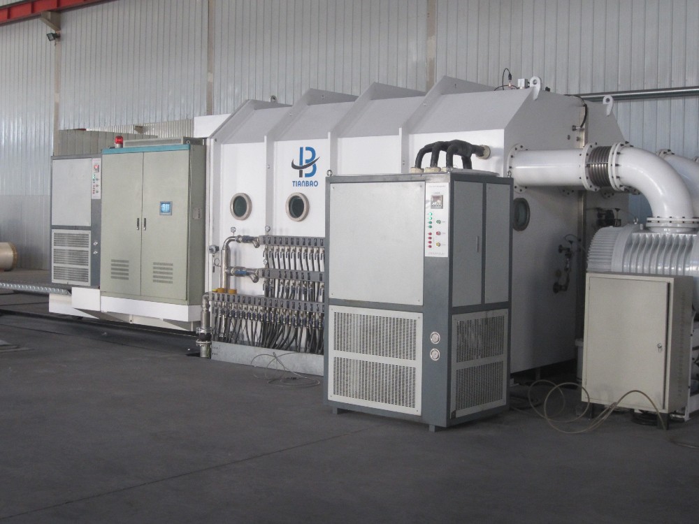 Free Span Aluminum Vacuum Metallizer for PET/CPP/BOPP/PE/PVC Films Metallizing 20000KG
