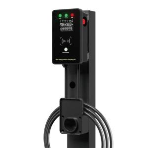 Quality American Standard 32A LED Display Wall Mounted EV Charging Station Multiple Gears wholesale