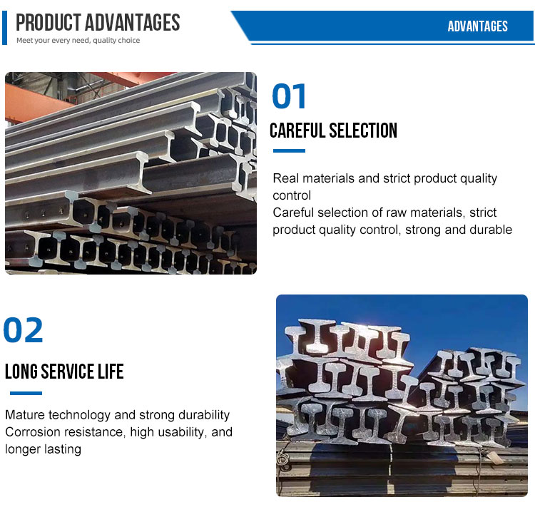 Sale Standard GB QB Mine Rail Track Steel Rails Din For Railway Tracks Produce Steel Din Rail 18kg/m Specifications 18kg/m