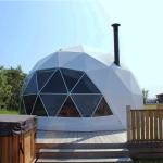 Garden House Outdoor Igloo Glamping Resort Geodesic Dome Tent For Sale