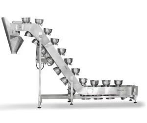 Quality 60 WPM Snack Food Packaging Machine Inclined 3L Bowl Type Filling Conveyor wholesale