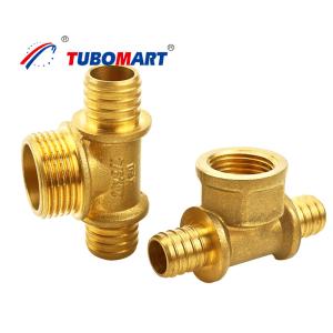 Quality Brass Adapter Pex Sliding Fitting 1/2 Inch Lead Free Pex Tube Fitting wholesale