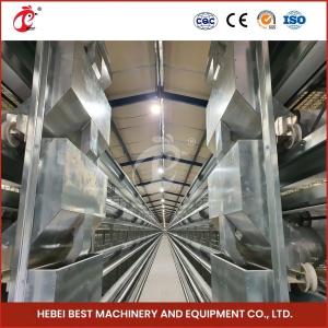 Quality Hot Galvanized H Type Broiler Cage Silver Surface Treatment For Poultry Farming Rose wholesale