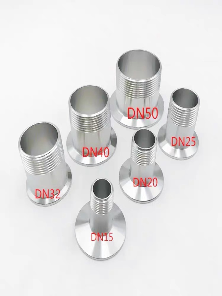 Sanitary Stainless Steel 304 Tri Clamp Bsp Pipe Fittings Male Thread Coupling Forged
