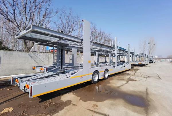 18t-28t Loading Weight Double Deck Car Transporter Semi Trailer For Car