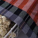 Breathable Pure Cotton And Linen Sweat Absorbent Striped Material Fabric For T -