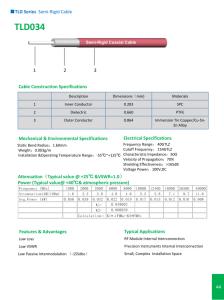Quality TLD Series Semi-Rigid Cable wholesale