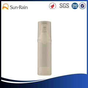 Quality 15ml 25ml 30ml Plastic PP Airless Pump Bottle , cosmetic cream containers wholesale