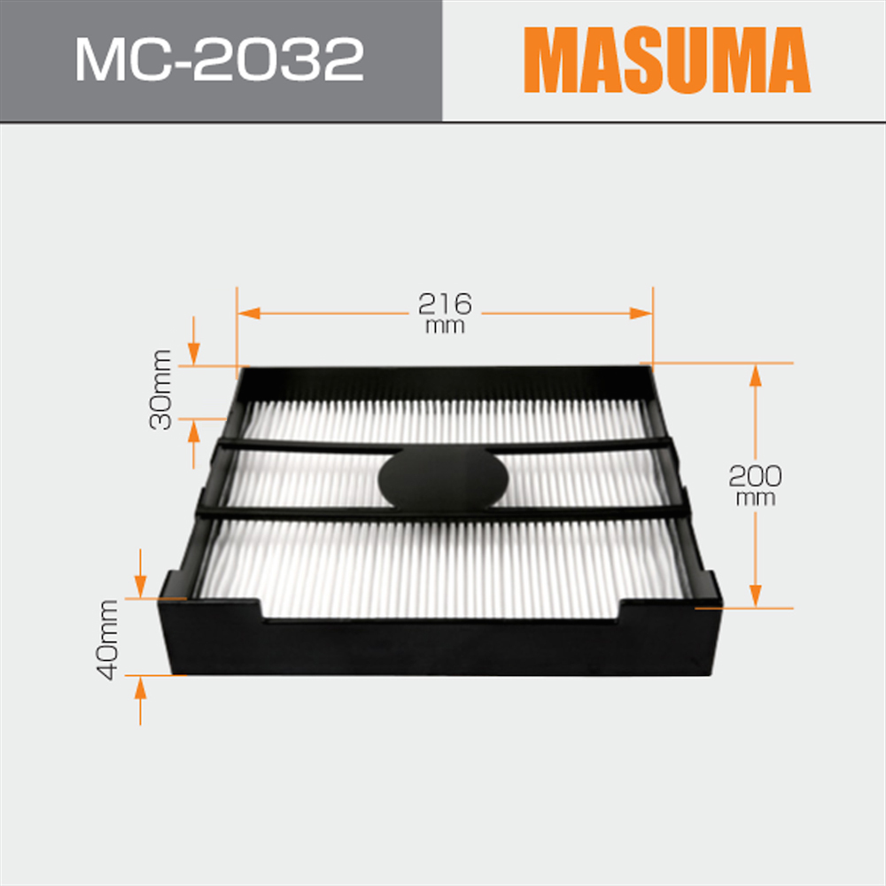 MC-2032 MASUMA Auto Car Cabin Air Filter for SUBARU FORESTER X7288SA000 X7288SA010 Yes