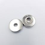 Strong Ring Countersunk NdFeB Neodymium Magnet With Screw Holes N42
