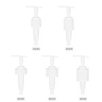 White Cosmetic Lotion Pump Head For Empty Bottle
