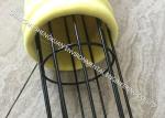 Light Weight Carbon Steel Filter Bag Cage , DN 125 x 6000 mm Length Baghouse