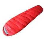 1200g Extreme Cold Weather Duck Down Outside Sleeping Bag Zipper Side