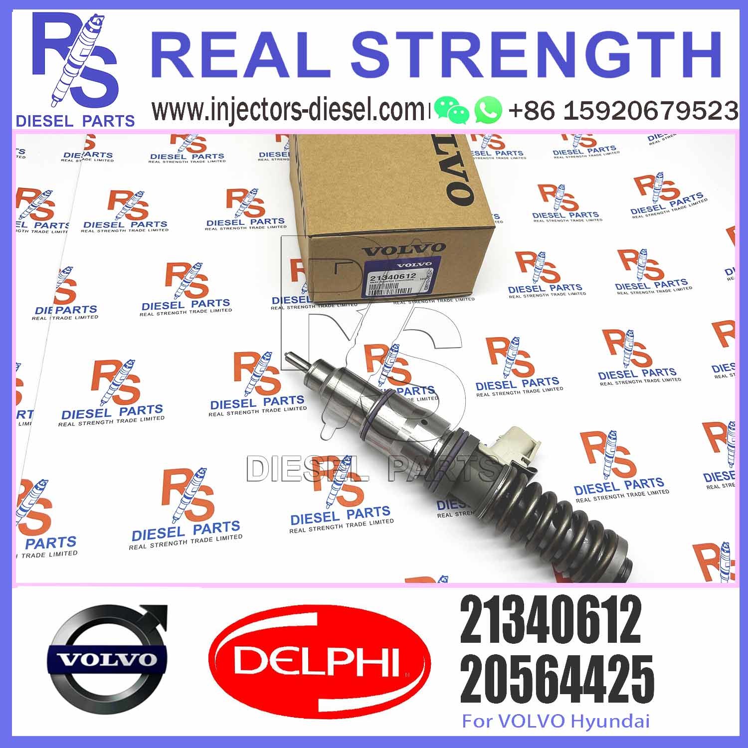 21340612 7420972224 7421340612 9021371673 BEBE4D08002 BEBE4D16002 BEBE4D24002 Diesel Fuel Injector for V-O-L-V
