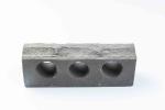 3Holes grey brick for building projects