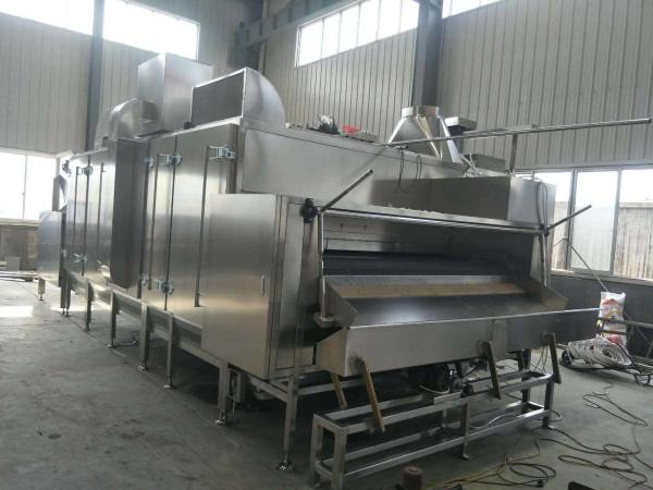 Hazelnuts Cashew Nut Continuous Dryer Machine / Peanut Roasting Machine