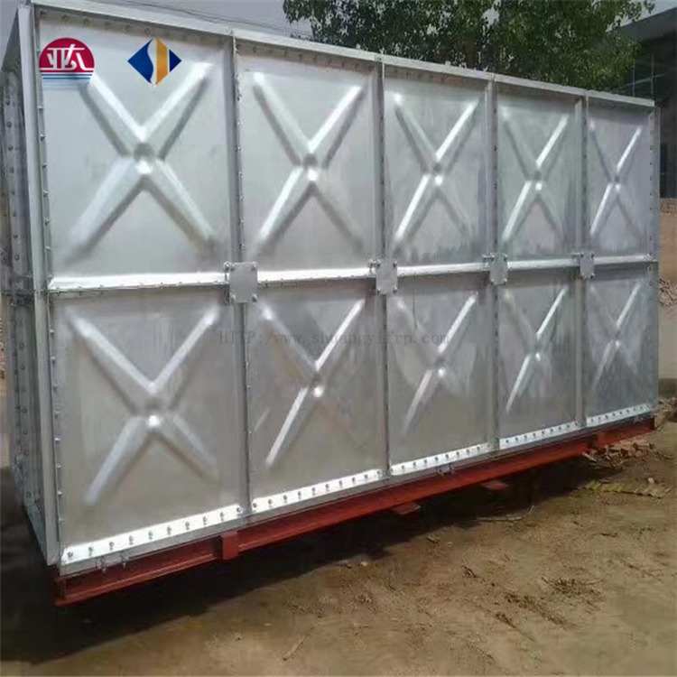 1000 kg Weight HDG Galvanized Steel Panel Water Storage Tank for Fire and Water Needs