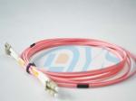 Fiber Optic Pink LC-LC Duplex Patch Cord 3 Meters / Fiber Optic Jumper