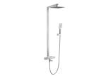 Hotel Bathroom Luxury Bath Faucet Overhead Rainfall Thermostatic Shower Head Set