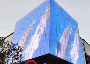 Quality SMD 2121 Adhesive Outdoor Transparent Led Screen For Video Advertisement wholesale