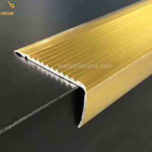 Quality Tile Edge Trim Decorative Tile Trim Stair Buckle Aluminum Gold / Silver 3000mm wholesale