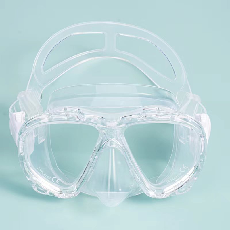 Lightweight Spearfishing Scuba Diving Mask Goggles Black Silicone