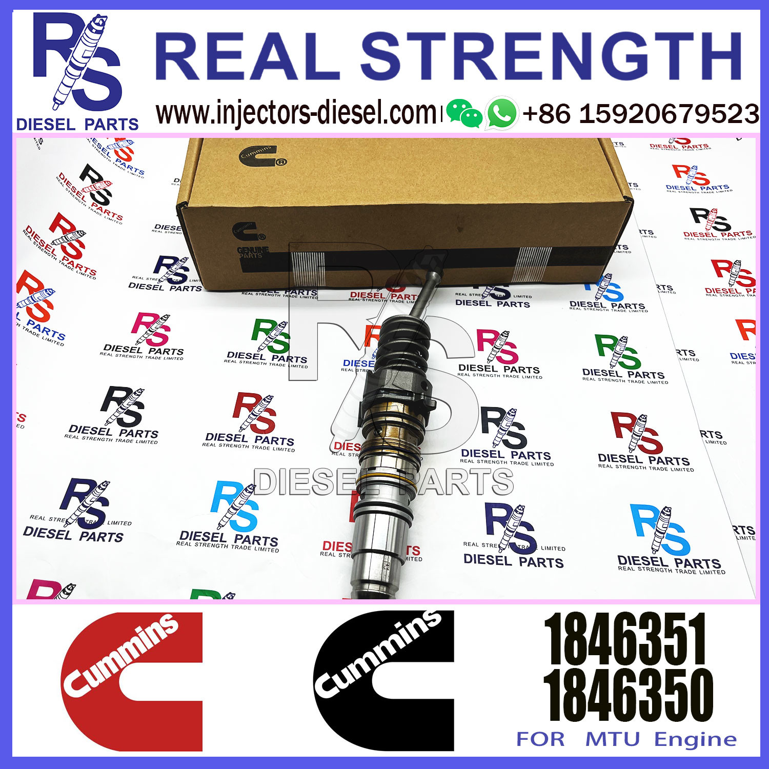 Isx 15 Diesel X15 Fuel Injector 1846351 579253 1731091 579264 For Cummins