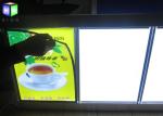 Fast Food LED Menu Board , Wall Mounted Slim A2 Light Box Menu Boards Aluminum