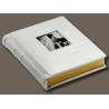 Buy cheap Custom 8*10 inch White Leather Cover / Golden Edge / Round Spine Wedding Albums from wholesalers