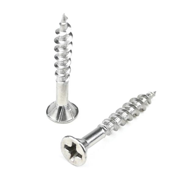 Ruspert Finish 25mm Phillips Flat Head Wood Chipboard Screw for Furniture