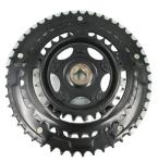 Hot sale Gary color mountain bicycle chain wheel and crank. 3 speed Mountain
