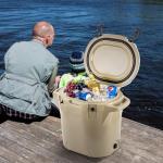 Outdoor LLDPE Camping Ice Bucket Portable Car 25QT Silk Screen Printing