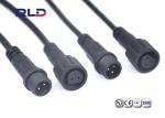 Female Male Pin Ebike Battery Connectors IP67 Waterproof Cable Wire Connector